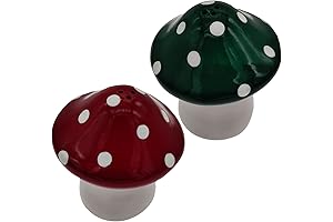 Enliven Your Tableware with Ceramic Funny Mushroom Salt and Pepper Shakers