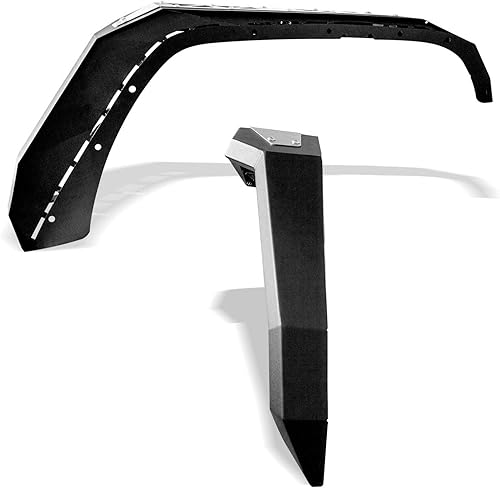 Miniatura 3 de NIXON OFFROAD Guardabarros delantero y trasero de repuesto para Jeep Wrangler JK 2007-2018 de 4 puertas/2 puertas para todoterreno salvaje, para