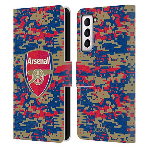 Coque Arsenal FC Samsung S21 5G Étui Portefeuille Camouflage