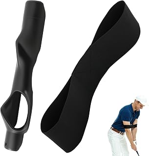 Golf Grips Strength Trainer, Golf Wrist Trainer Pro with Swing Correcting Arm Band, Golf Wrist Training Aid for Enhance Grip Strength, Precision, Golf Swing Trainer Accessories Gifts Stuff for Men Women