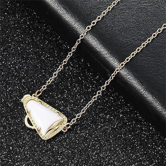 ONLYJUMP Cheer Necklace Cheerleading Necklace for Women Dainty Gymnastics Cheerleading Megaphone Pendant Necklaces Cheer Team Pendant Necklaces Charm Jewelry Gift - Image 5