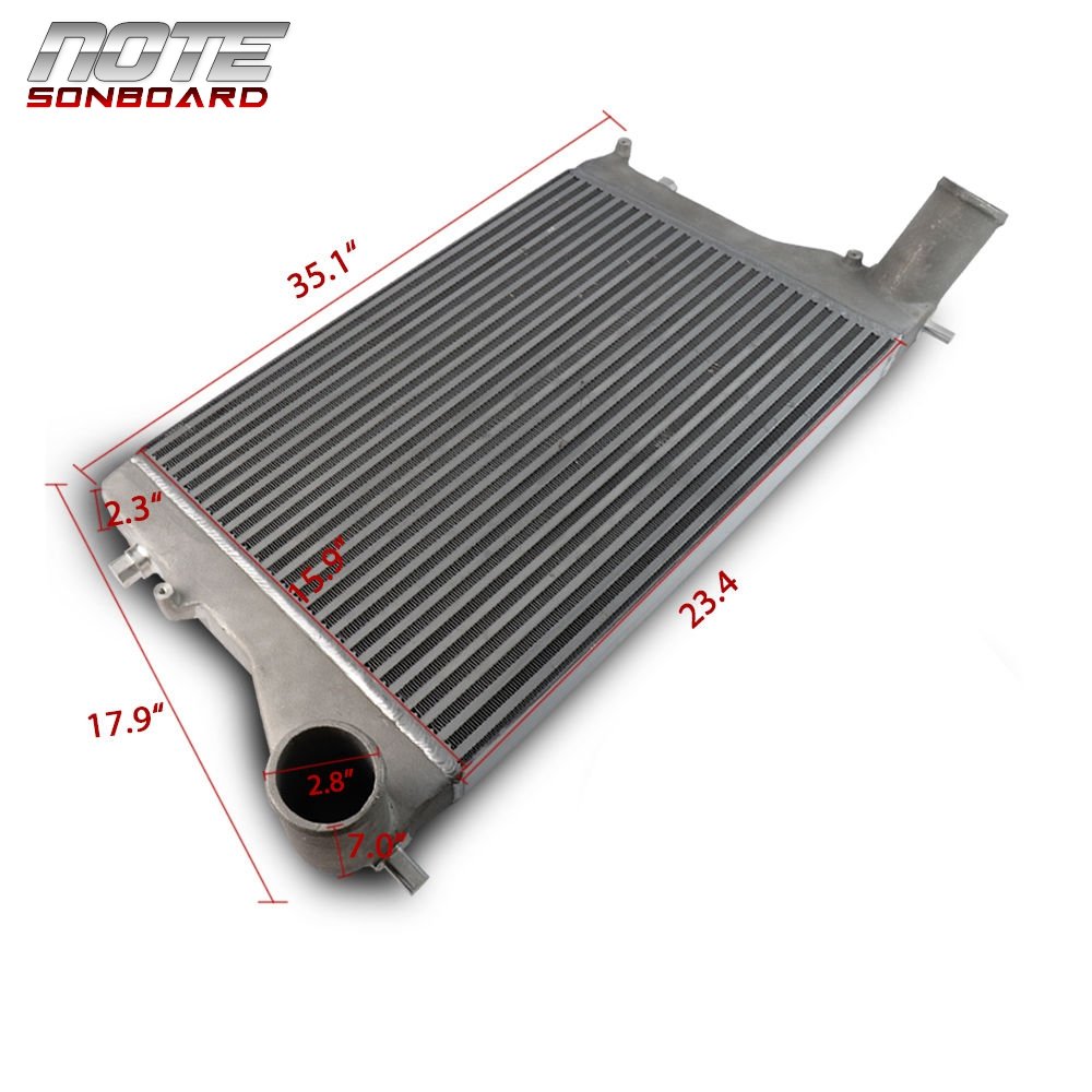 Intercooler Turbo Kit + Intercooler Piping Compatible with VW GTI GOLF