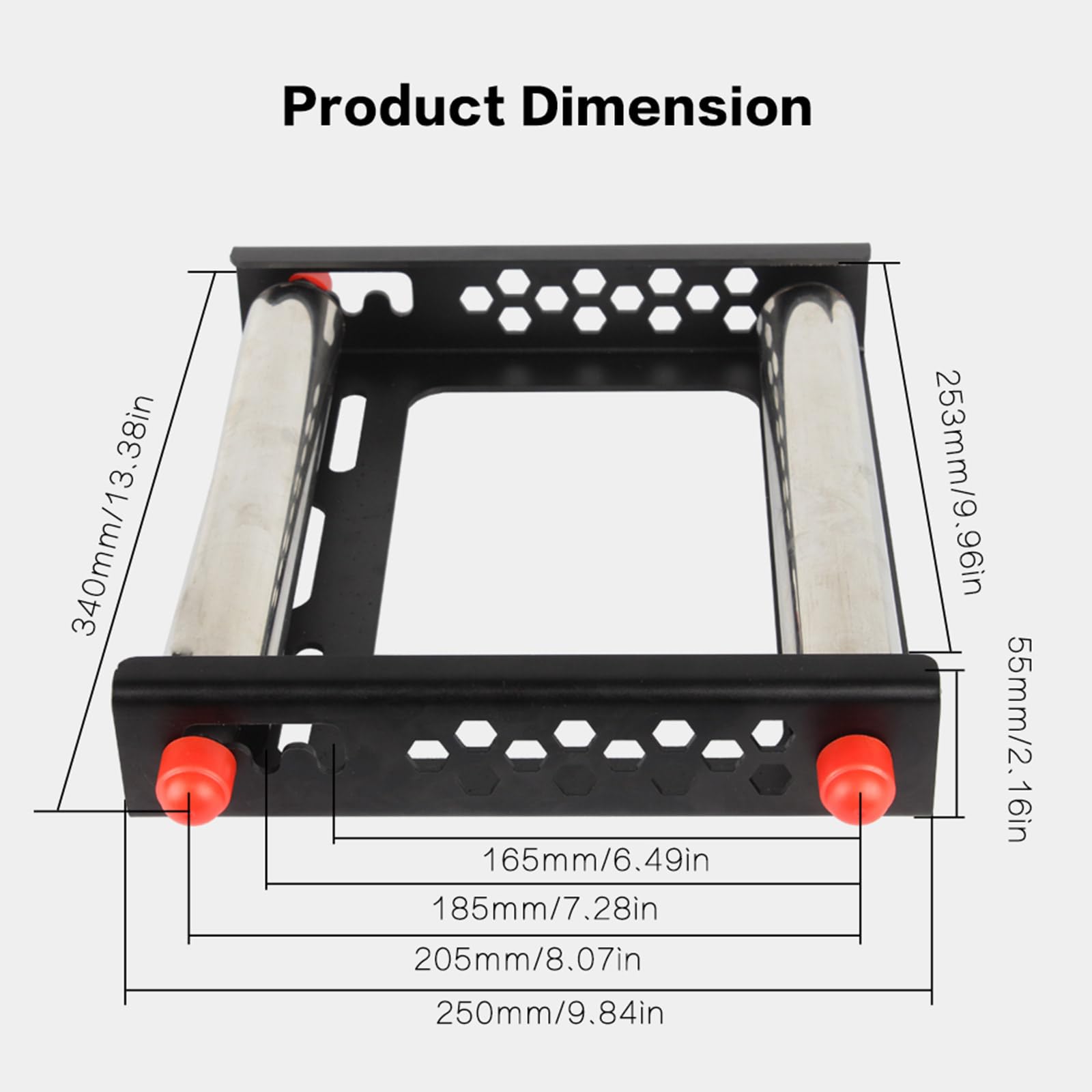 Soporte de bobina de filamento para impresora 3D, asientos fijos para materiales de impresión 3D ABS, PETG, bandeja de bastidor, consumibles, estantes, suministros de gran capacidad