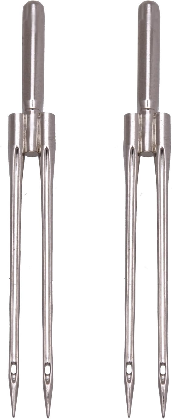 Singer İkiz iğne 2025 90/14 3 mm iğne, metal, gümüş, 7 x 0,03 x 4 cm
