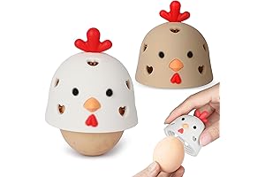 2-Pack Silicone Egg Brush Cleaners - Ingenious Egg-Shaped Fruit and Vegetable Scrubbers