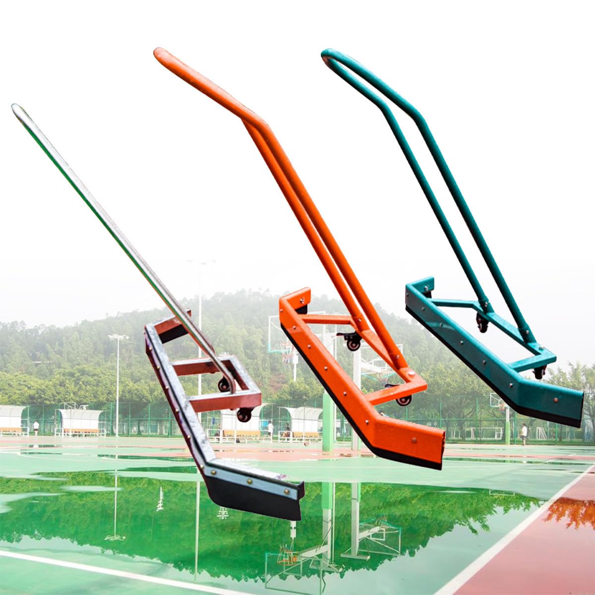 Balai de tennis pour court de tennis extérieur avec grand manche balayeuse de rosée