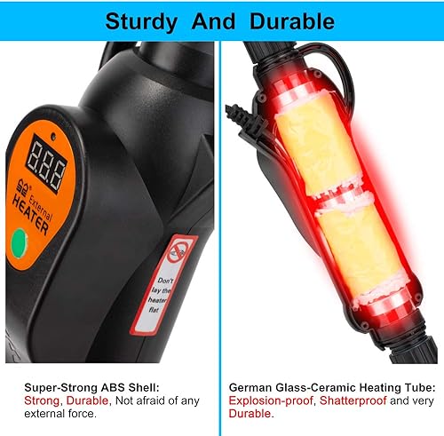 Aquarium External Heater in-Line Fish Tank External Heater 300W for Canister Filter