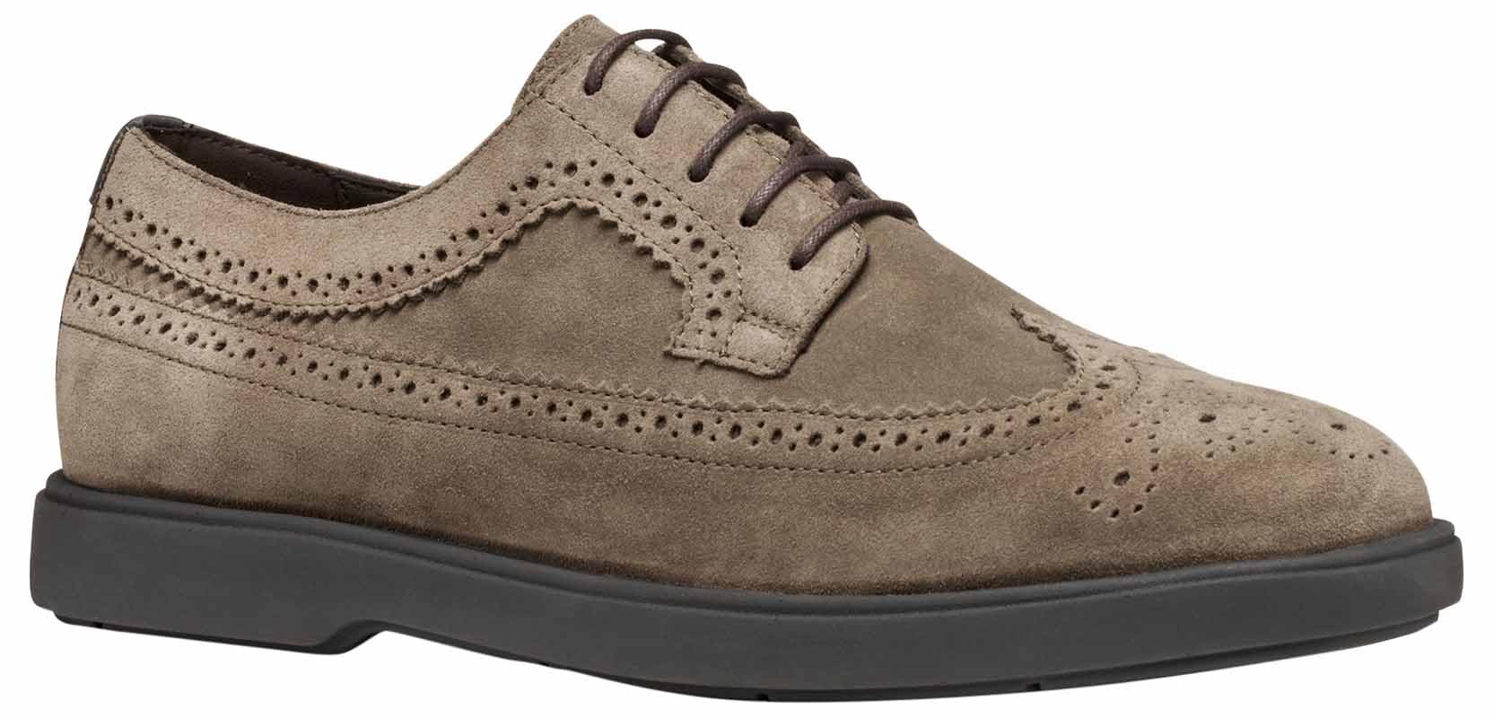 Geox Men's U Spherica EC17 Oxford, Beige, 45 EU
