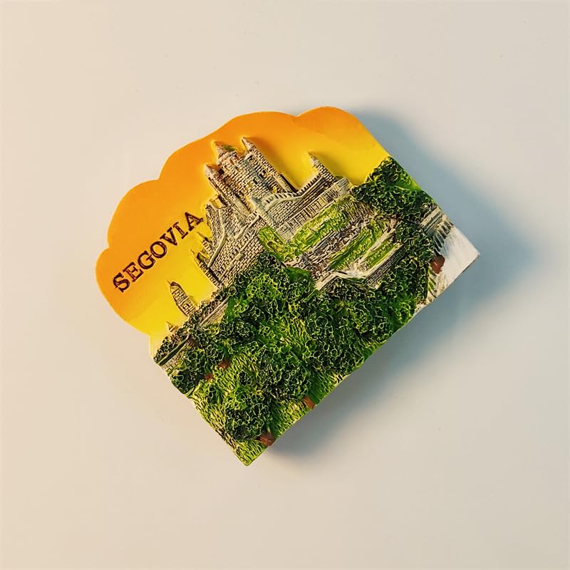 Imán decorativo 3D Alcazar Castle Segovia España miniatura 2