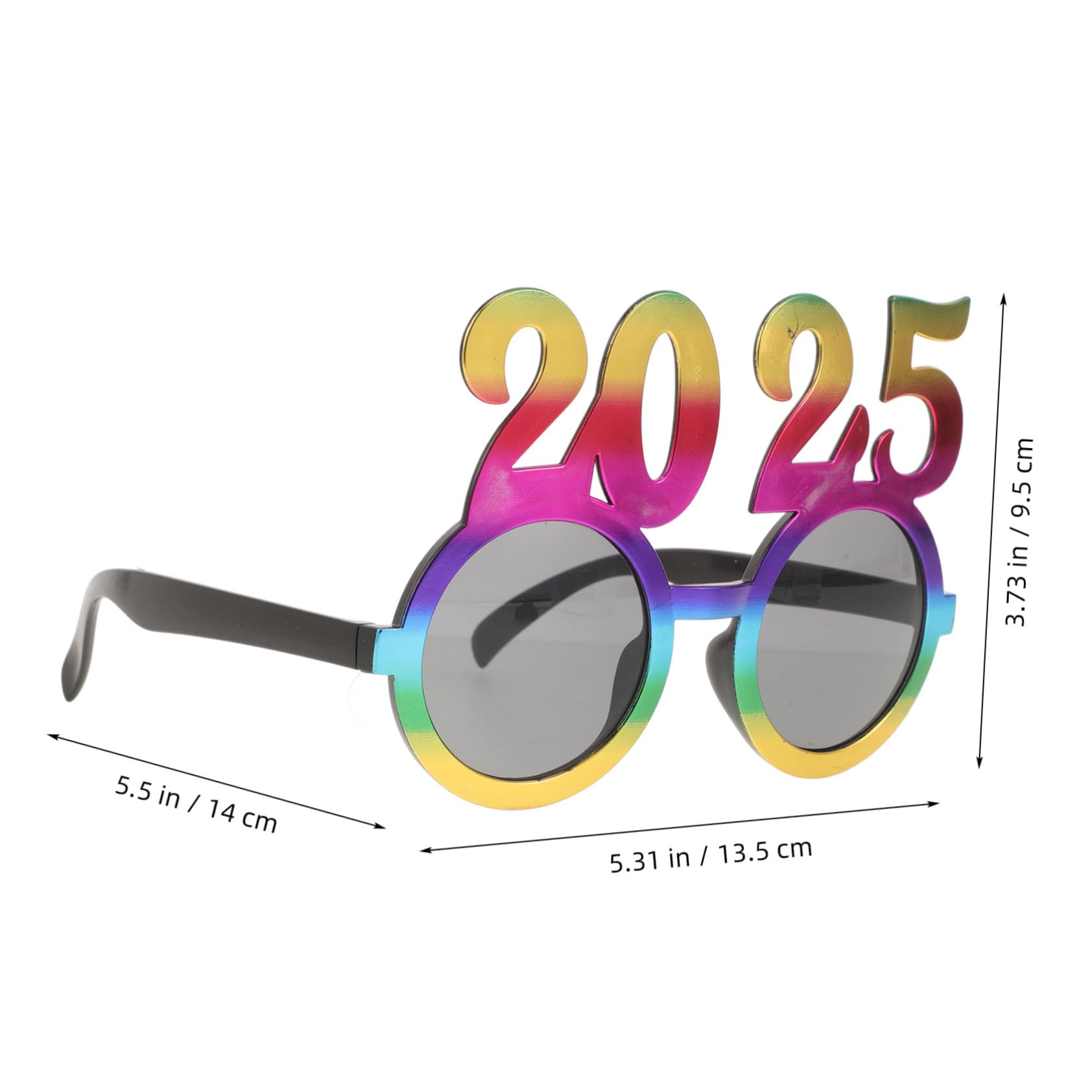 MAGICLULU New Year's Party Favors 2025 Stylish Digital Glasses Cool Party Eyewear Decor for Celebration