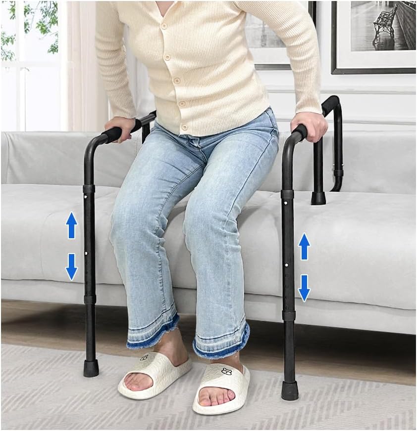 Mybow Stand Assist Chair Lift Assist for Elderly Grab Bar Universal Standing Aid for Seniors