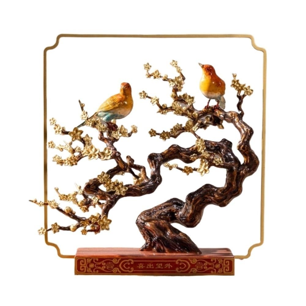 GLETSF Metal Decorations Copper Cow Ornaments Creative Chinese Handicrafts Study Office Desktop Decoration Art Handmade Statues Home Decorations,