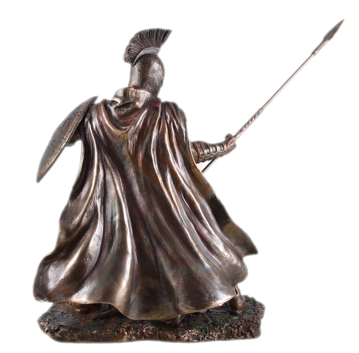 Veronese by Joh. Vogler GmbH Hector Trojan Prince Troy Bronzed Sculpture Achilles, Multicolor, 23 x 22 x 11 cm - Image 2