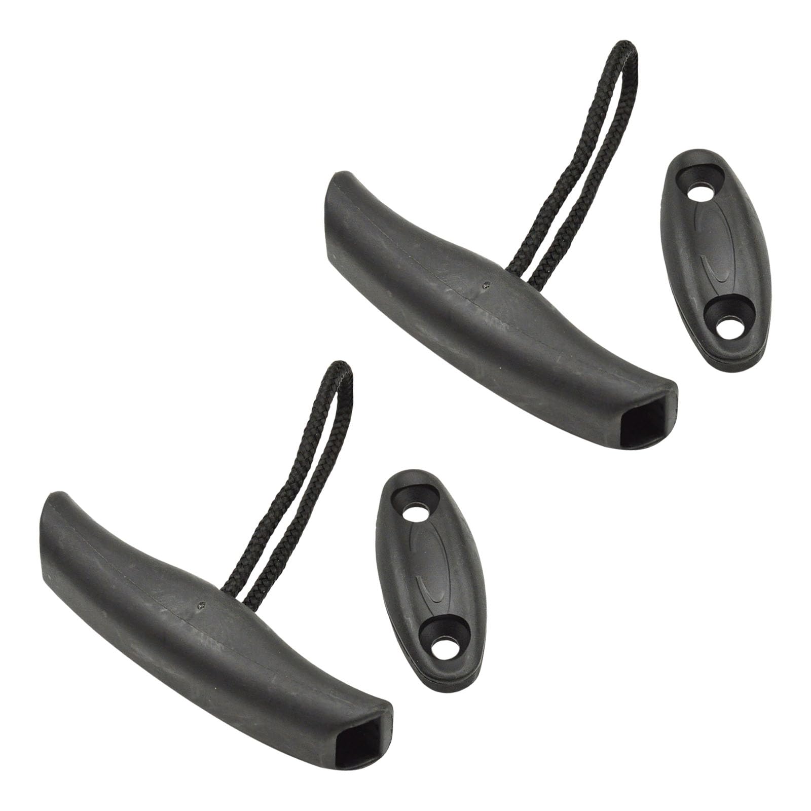 Ljmyy 2Pcs Universals Marine Canoes Kayak Pull Toggle Handle Universals Dinghy Carry Handle With Cord Easy to Installation