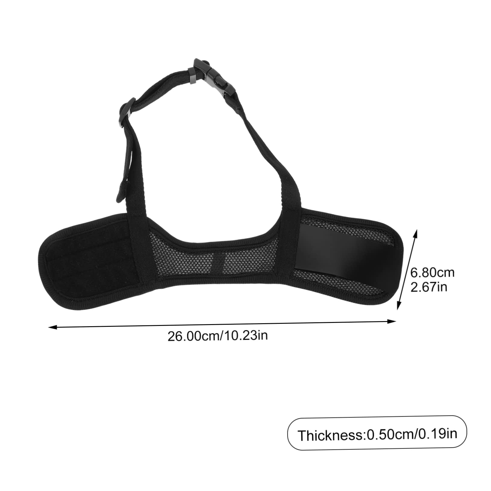 VICASKY Adjustable Dog Muzzle Comfortable for Large Dogs Breathable Mesh Stop Barking Cover