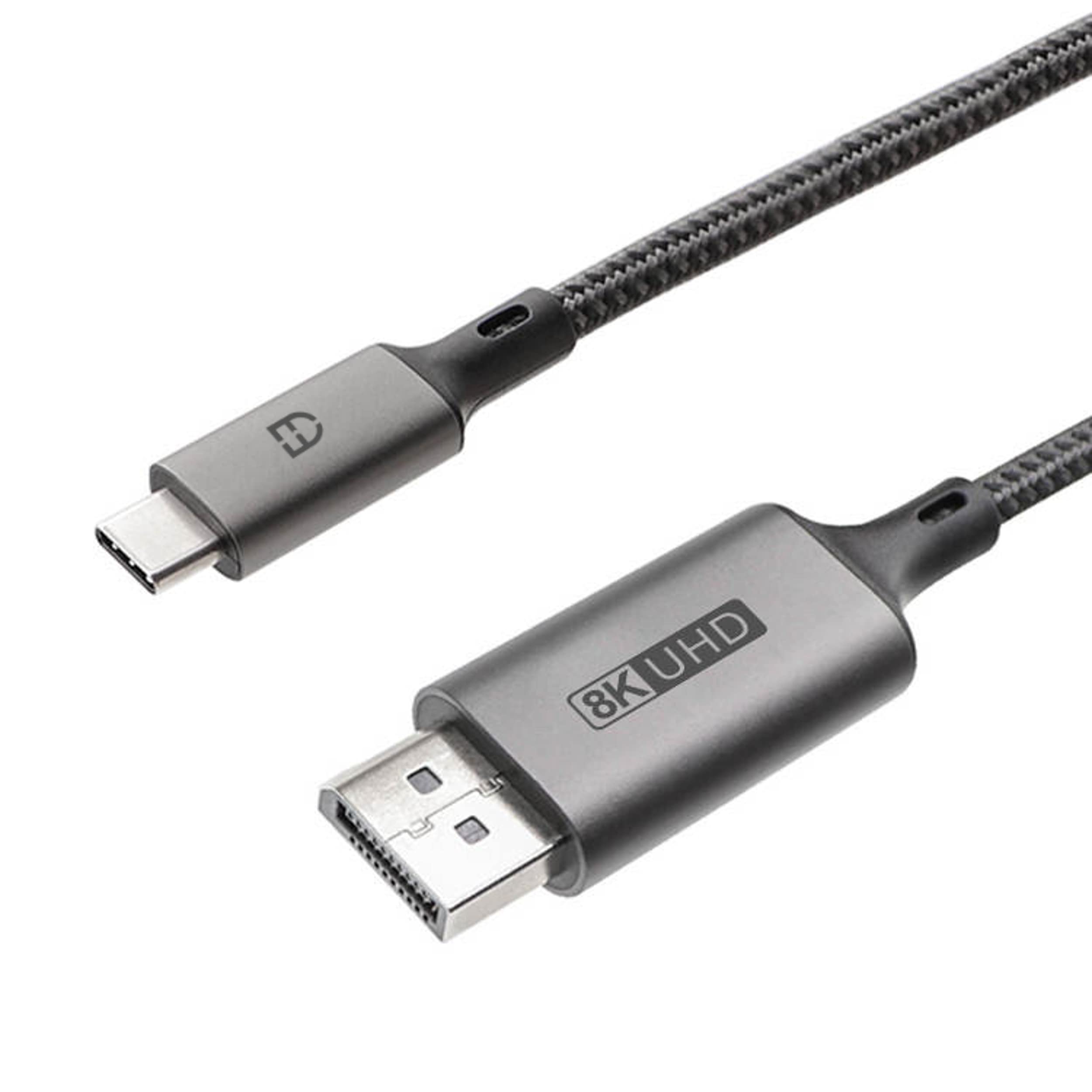 Fuel.Co Fuel Co 8K Usb C To Displayport Cable 6Ft 2 Meter Type-C To Dp 1.4 Cord 32.4Gbps [8K60Hz 4K144Hz,120Hz 2K240Hz] 5K Type C Thunderbolt 4/3 For Macbook Pro M1 M2 Mac Studio Mac Mini Xps - Grey (B0CGNW5Y9C) Amazon Price History, Amazon Price Tracker