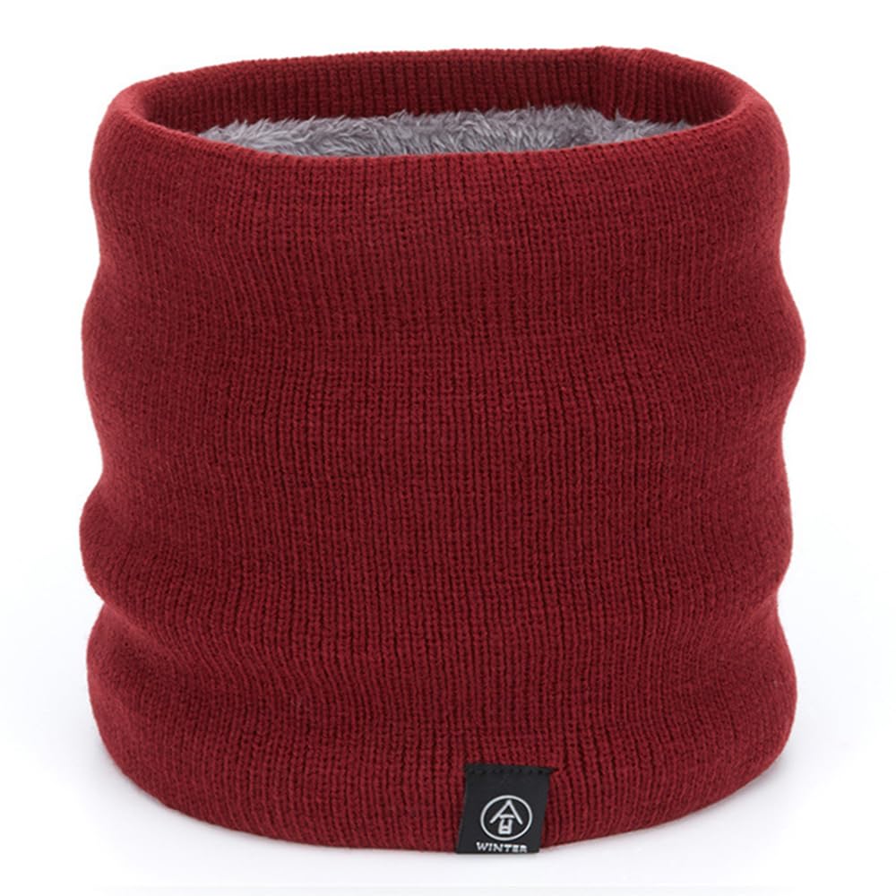 HGDGears Winter Halsschlauch Herren und Damen,Loop Schal Gesichtsmaske,Winddichte Kreisschlaufenschals Fleece Schal Schlauchtuch für Sport Outdoor Fahrrad Ski Joggen