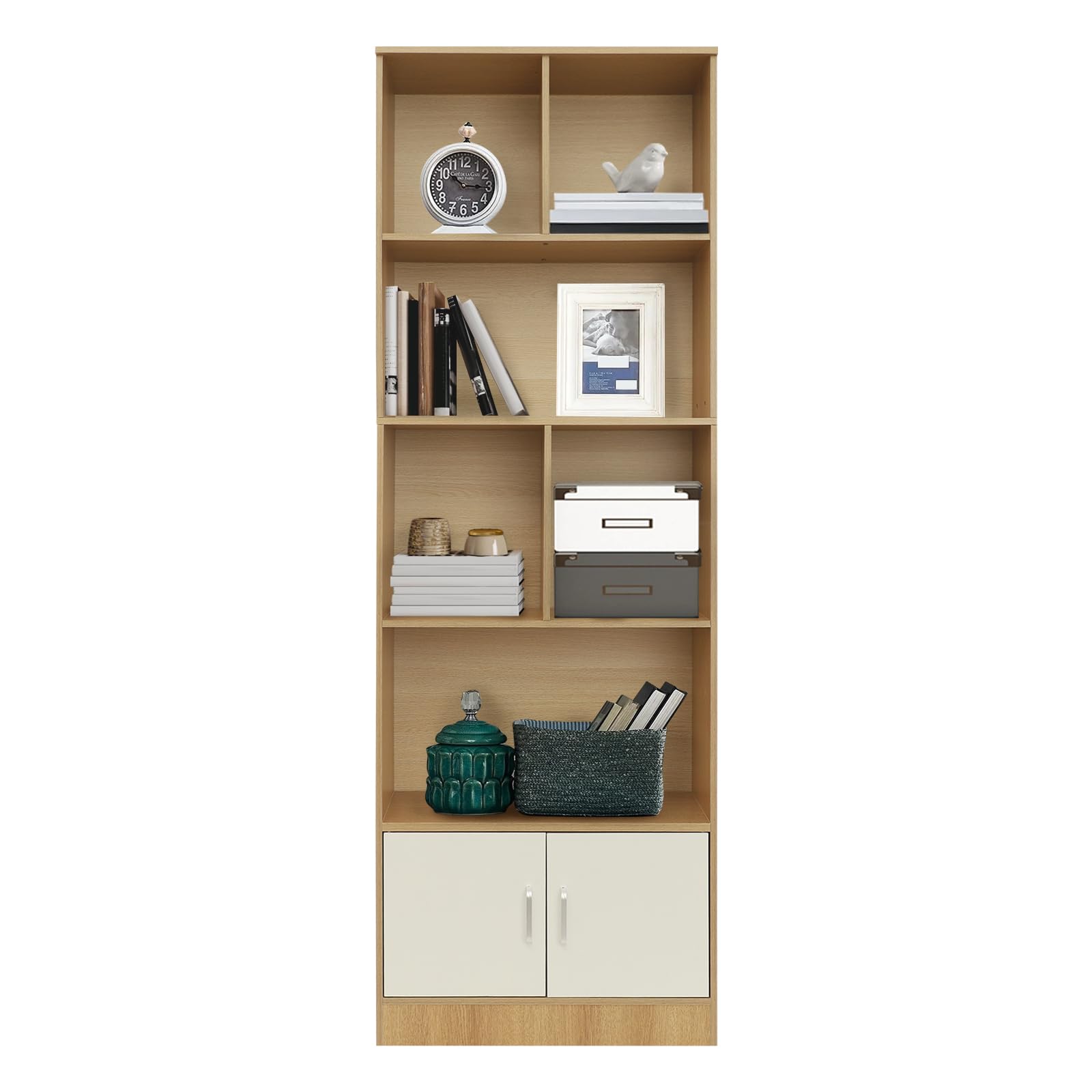 Estantería de almacenamiento abierta para organizar el dormitorio y salón