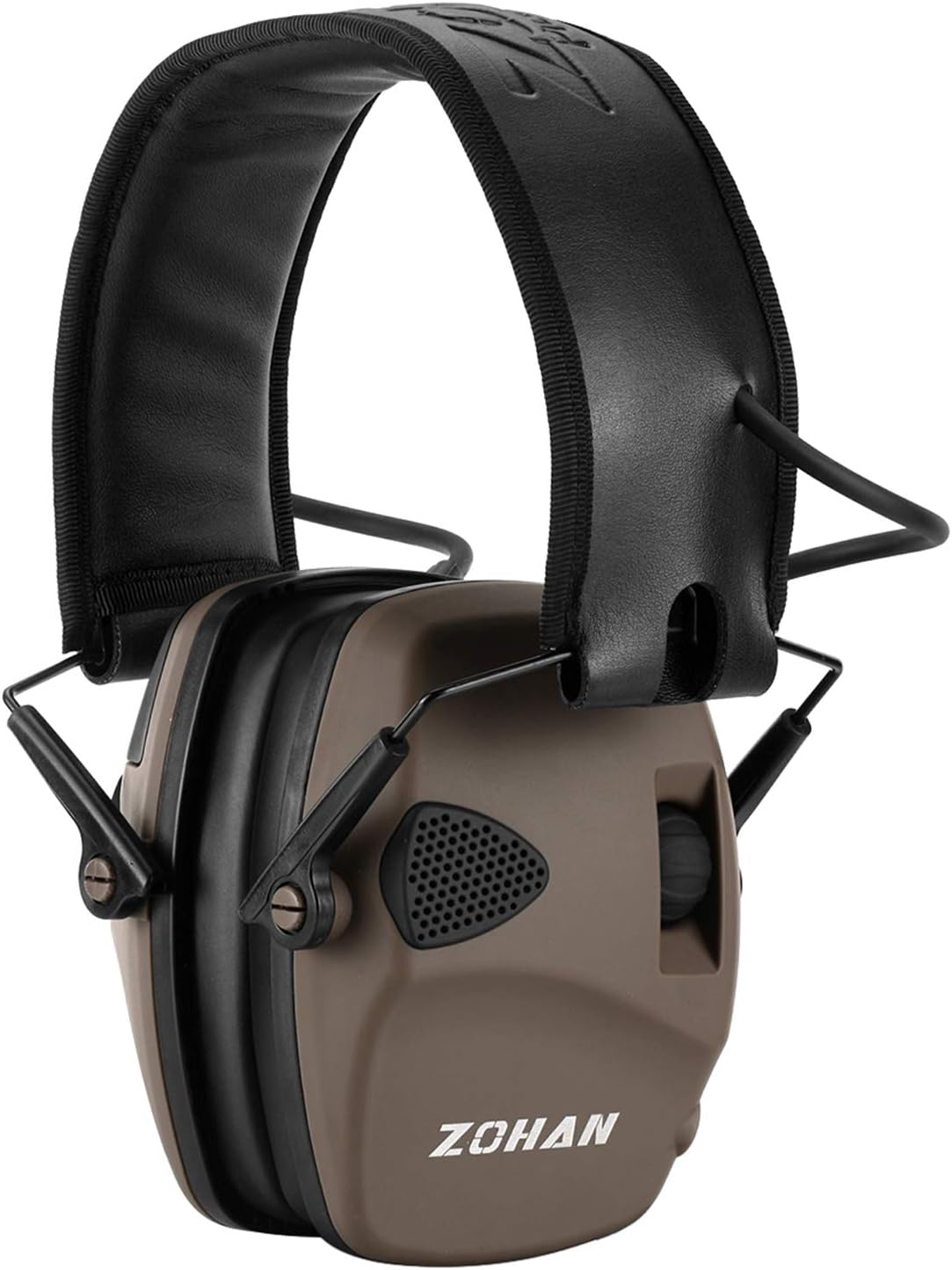 ZOHAN EM054 Electronic Shooting Ear Protection with 4X Sound Amplification, Slim Active Noise Reduction Earmuffs for Gun Range