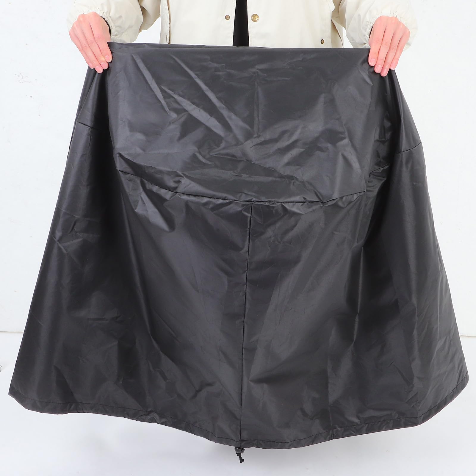 VICASKY Cubierta de Tela Oxford Negra para Patio y Piscina, Fácil Instalación, Protección contra Polvo y Sol para Tanque de Agua Exterior