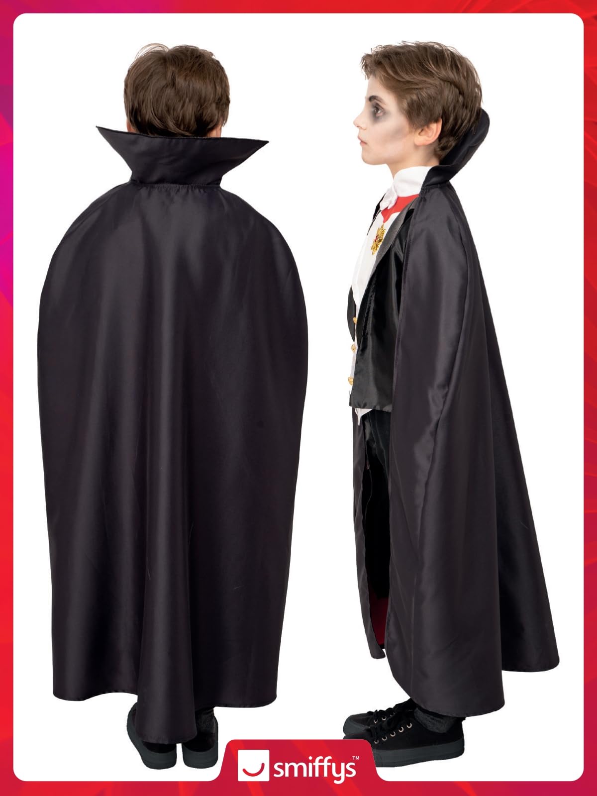 Smiffys Uniwersalny kostium Draculi z potworami Uniseks - dzieci Universal Monsters Dracula Costume