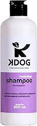 KDog, Shampoo de pelos para cães, Antipulgas e Carrapatos, 500 ml, Roxo