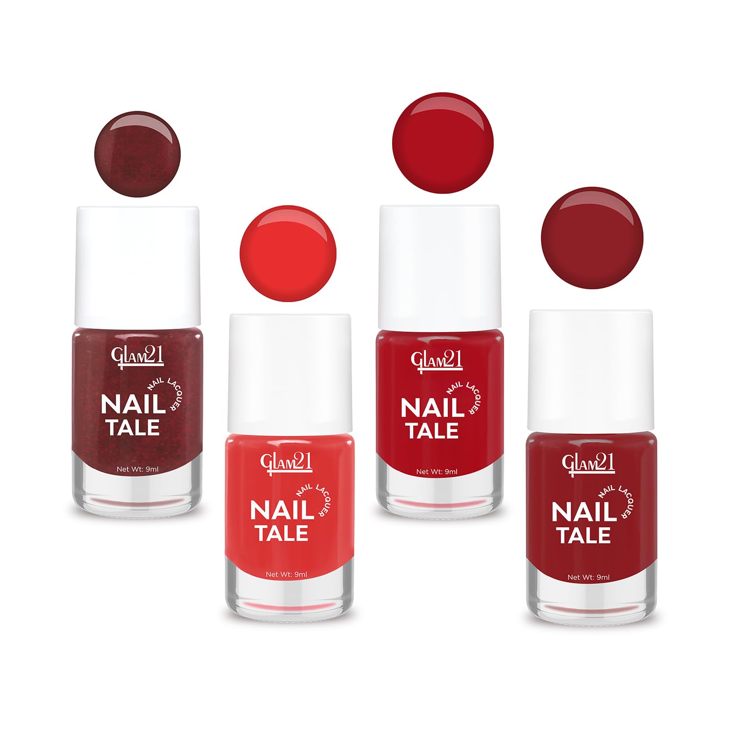 Buy Glam21 Nail Tale- Nail Lacquer | Multicolor|Quick Drying Nail