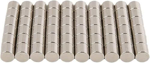 ZDYWY 50 imanes multiusos para refrigerador de 0.236 x 0.236in, 0.236 x 0.236 pulgadas