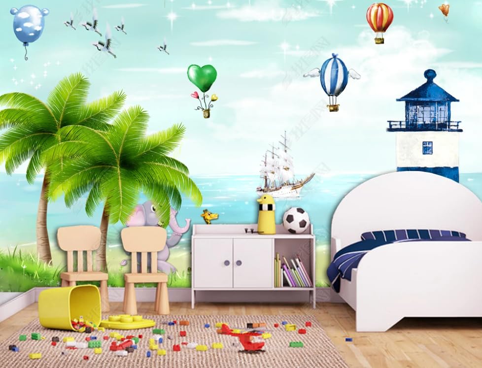 Papier peint intissé vue sur la mer poster géant mural pour salon et chambre 400x280 cm