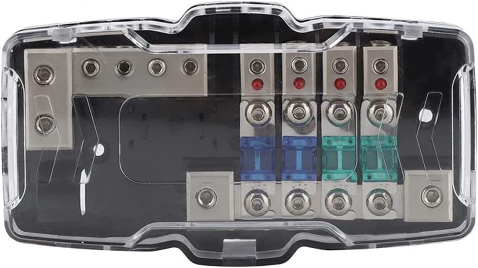 AFS 1 w 4 bezpieczniki podświetlane stereo audio Anl ostrze bezpiecznik blokada akcesoria samochodowe