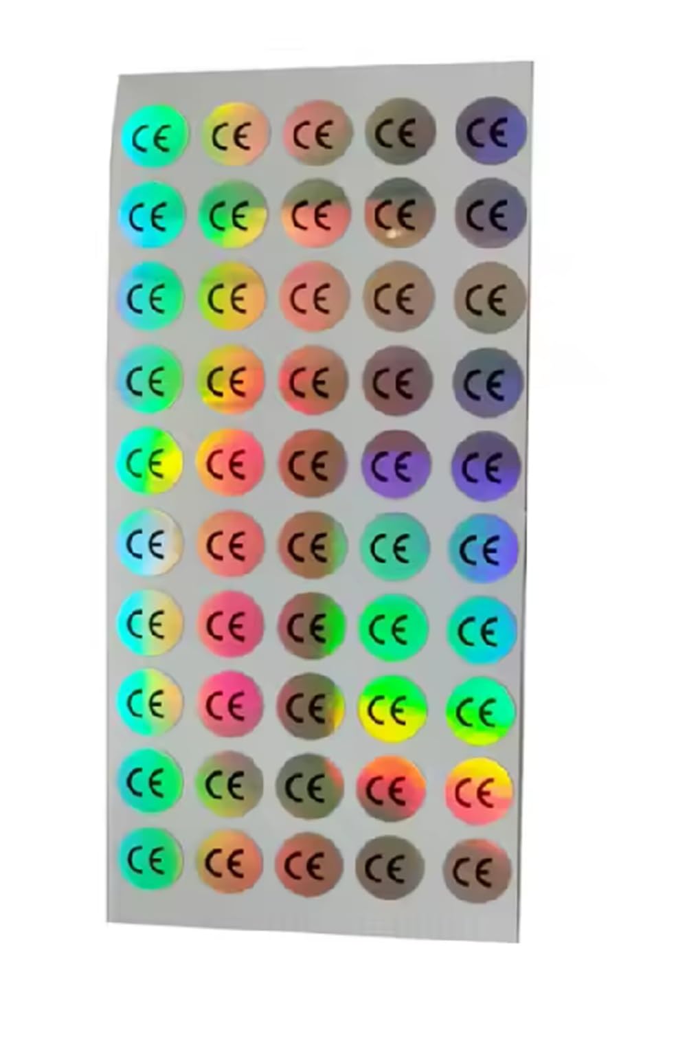 CAA Trading™ 250 x CE Logo Label Mark Hologram Label Stickers European Community (1cm) 10mm (250 Stickers)