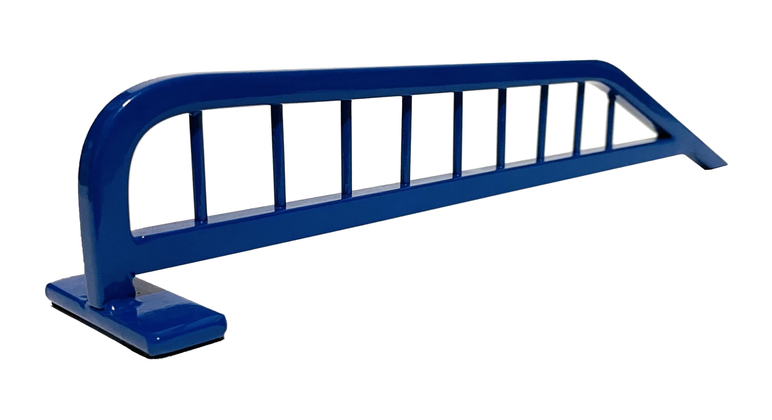 FLVFF Fingerboard Rail Bike Rack Pole Jam Metal Solid Steel Grind Ramp and Skate Parks (BRP) (Blue)