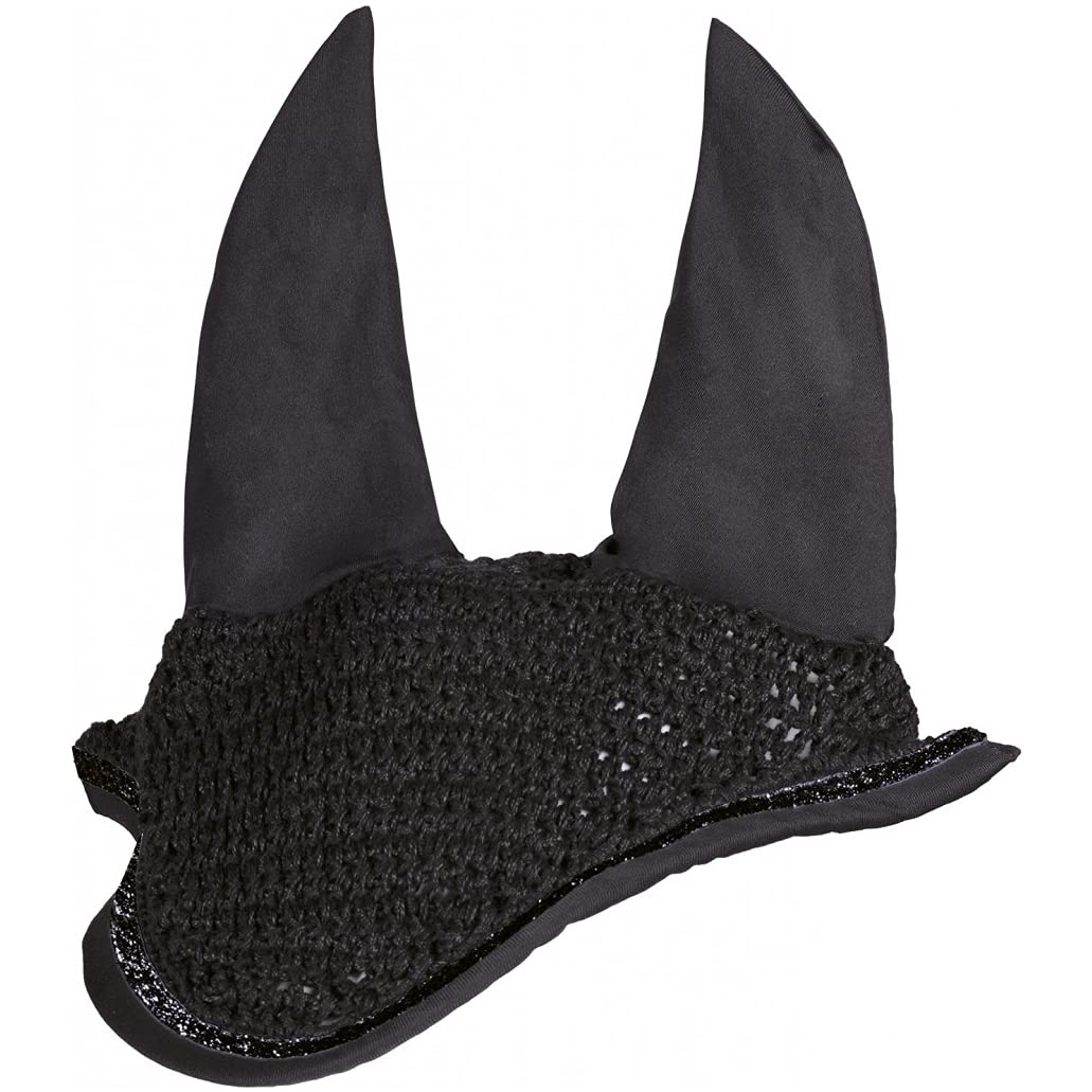 HKM Fly hood-12589 Fly hood B9100 Schwarz Pony