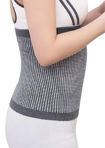 Miniatura 3 de Cinturón térmico elástico para artritis reumatismo, riñón, cinturón calentador lumbar para invierno, otoño, acogedor, cálido, cintura de punto,