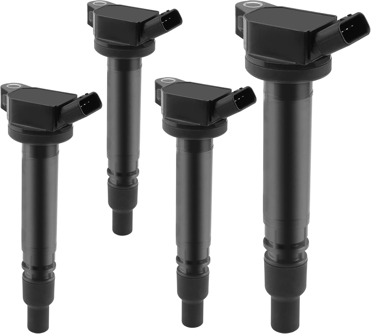 HQPASFY Ignition Coil UF507 Pack & Iridium Spark Plugs Set of 4 Compatible with Toyota 4Runner Avalon Camry Highlander RAV4 Sequoia Tundra, Lexus ES300h GS450h IS350 RX350 Raplace#GN10366, IC587