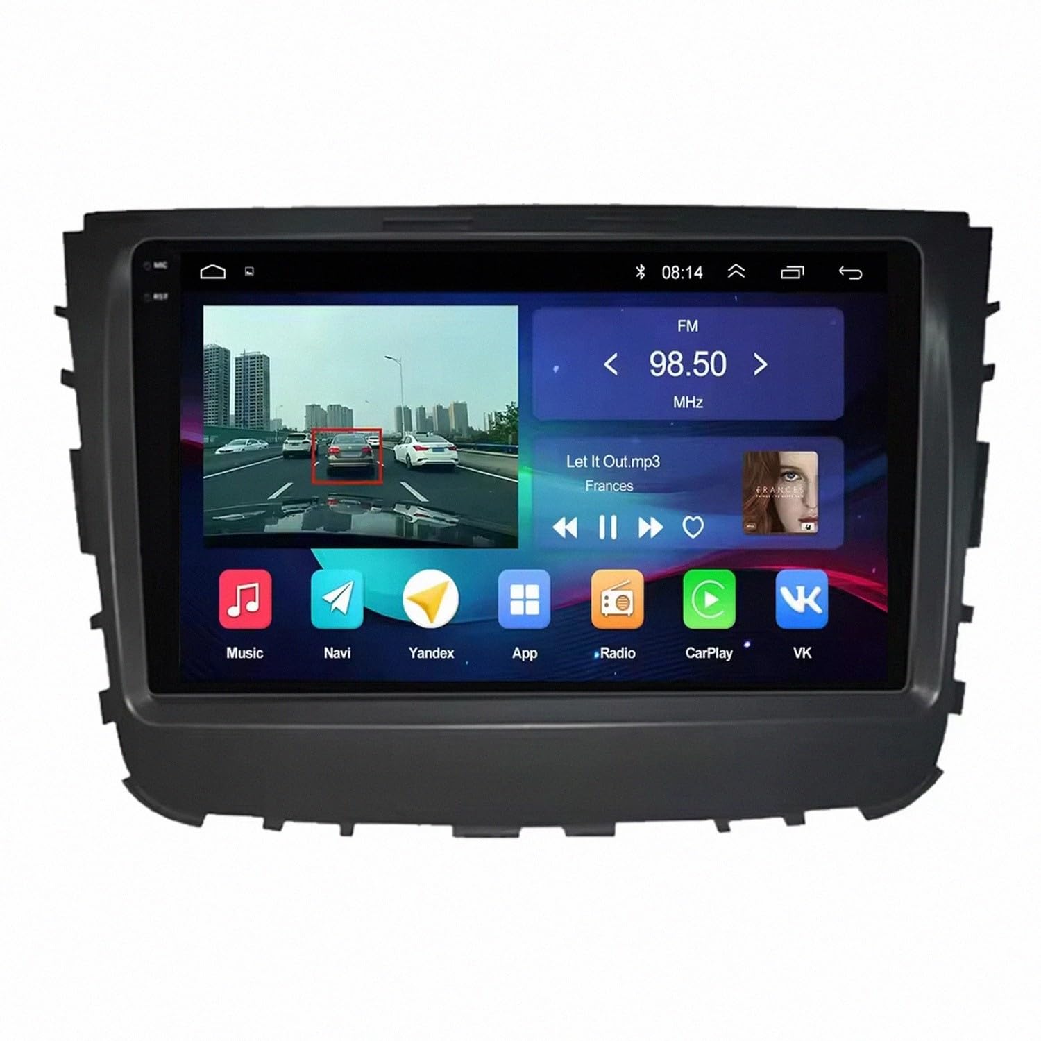 Radio Coche 2 DIN con Android Auto para SsangYong Rexton 2019 y Mirror Link 8