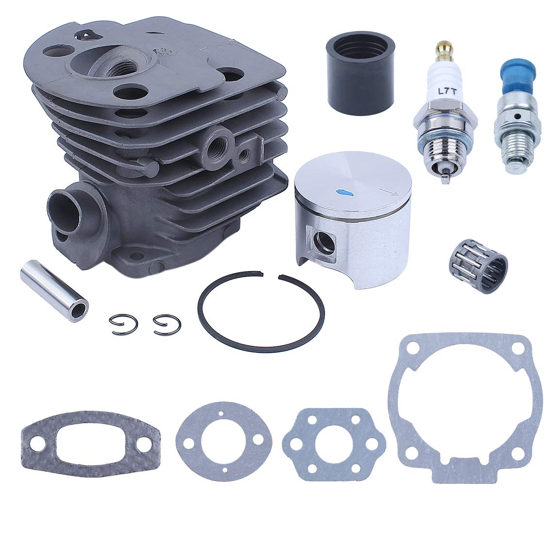 Amazon.com : Mtanlo Cylinder Piston Kit w Intake For Husqvarna 50