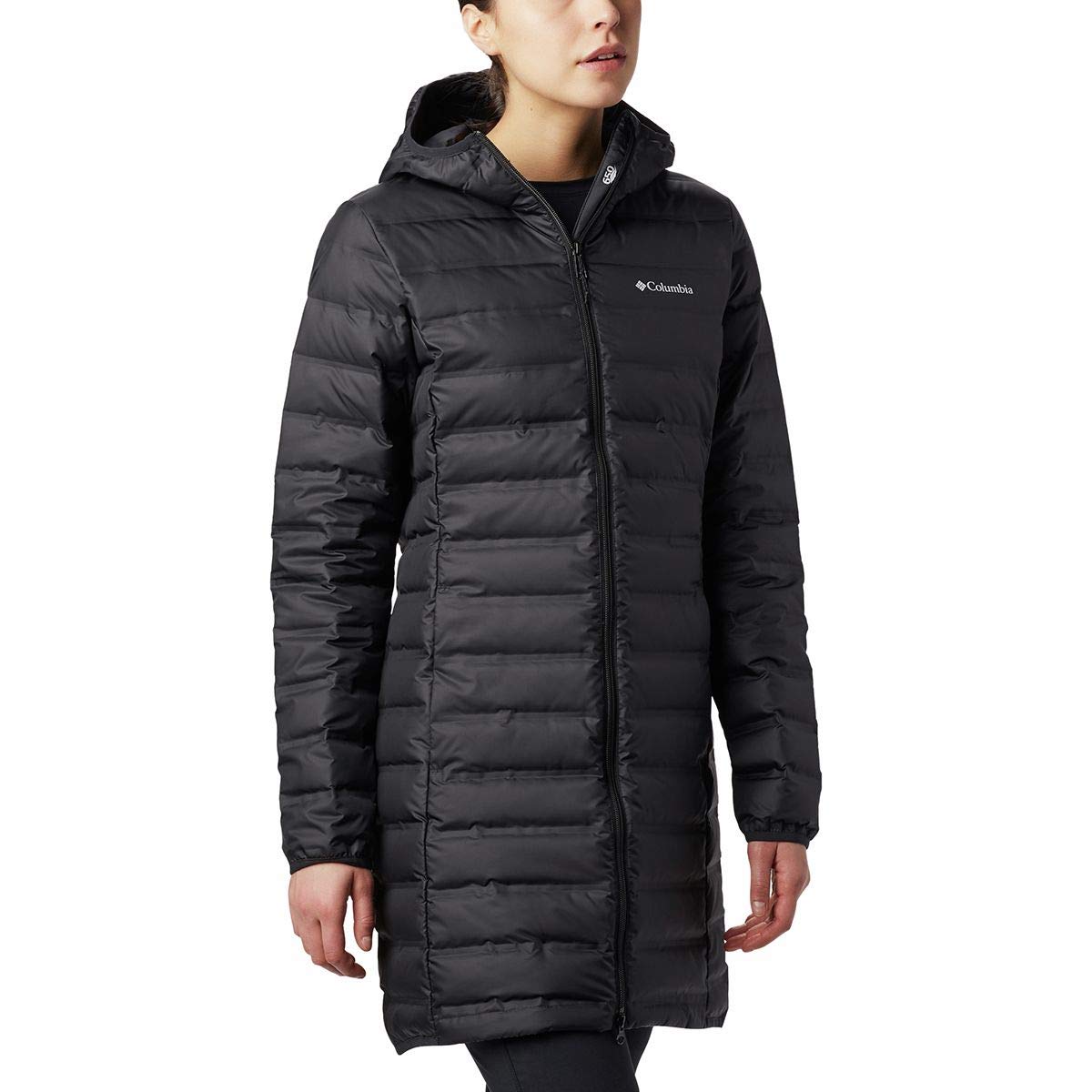 lake 22 long hooded down jacket