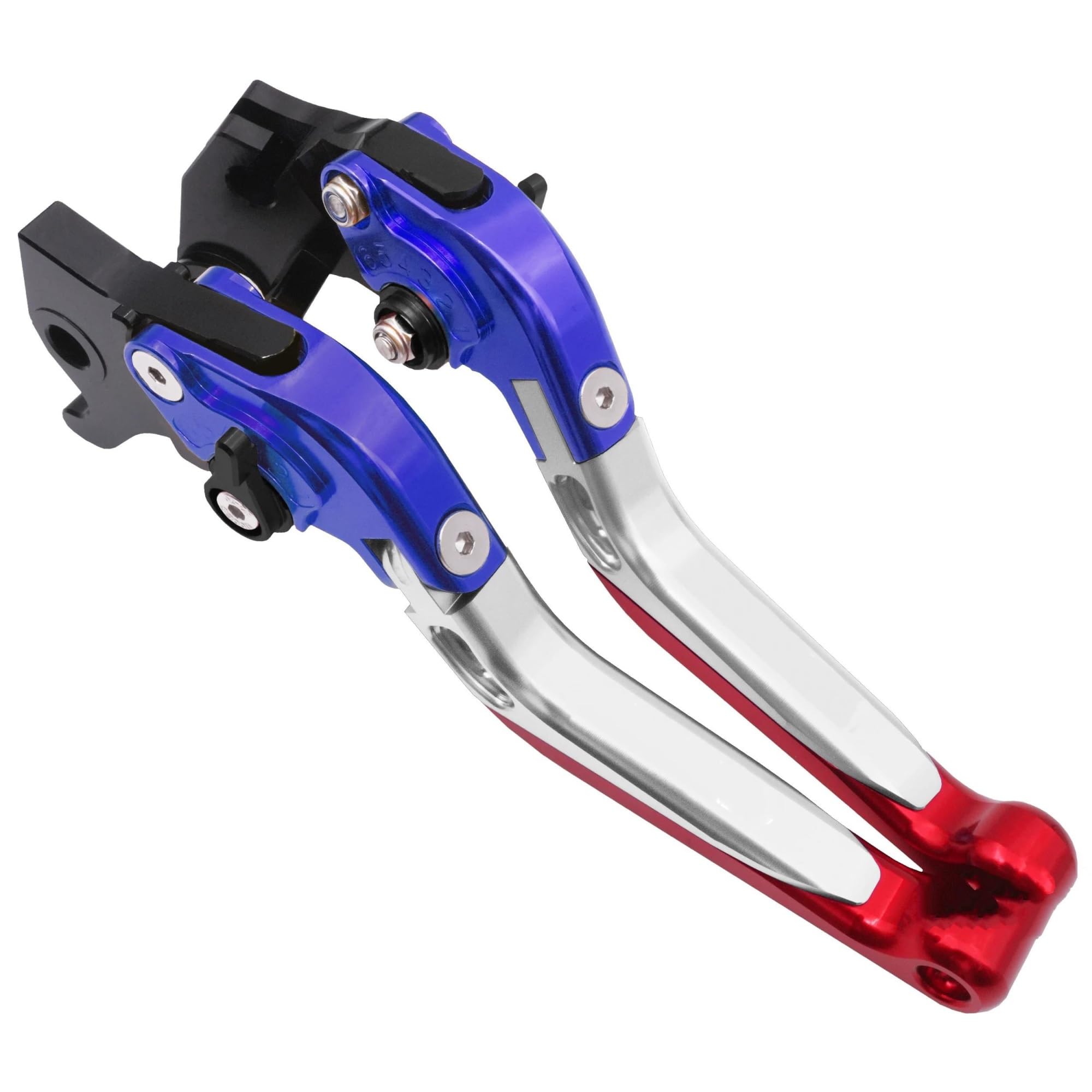 GIMEGIOYLY for CB1000R for CB 1000R for CB 1000 R Brake Clutch Lever Adjustable Folding Lever Clutch Lever Brake Lever Set Clutch Brake Lever Handle(BU SR RD-BK)