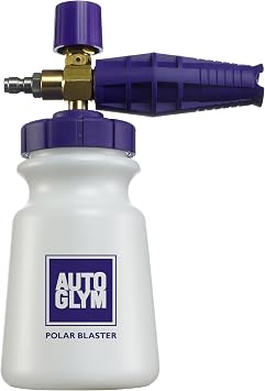 Autoglym Car Wash Car Washer High Pressure Washer High Pressure Washer Foam Gun Polar Blaster Genuine Import Car Karcher K Series Compatible Beautiful Finish Easy 20APBKIT AUTOGLYM Clear 1L | Car Wash Foam Cannon - High Pressure Washer Foam Gun for Cars and Other Vehicles - Thick Coverage