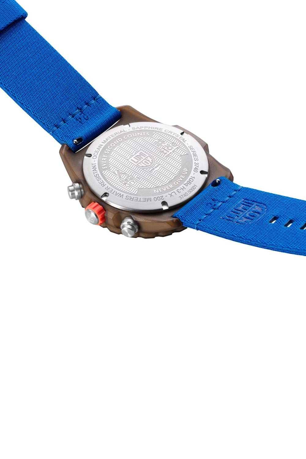 Luminox BEAR GRYLLS SURVIVAL 3740 ECO MASTER SERIES, NIEBIESKI, Chronograf