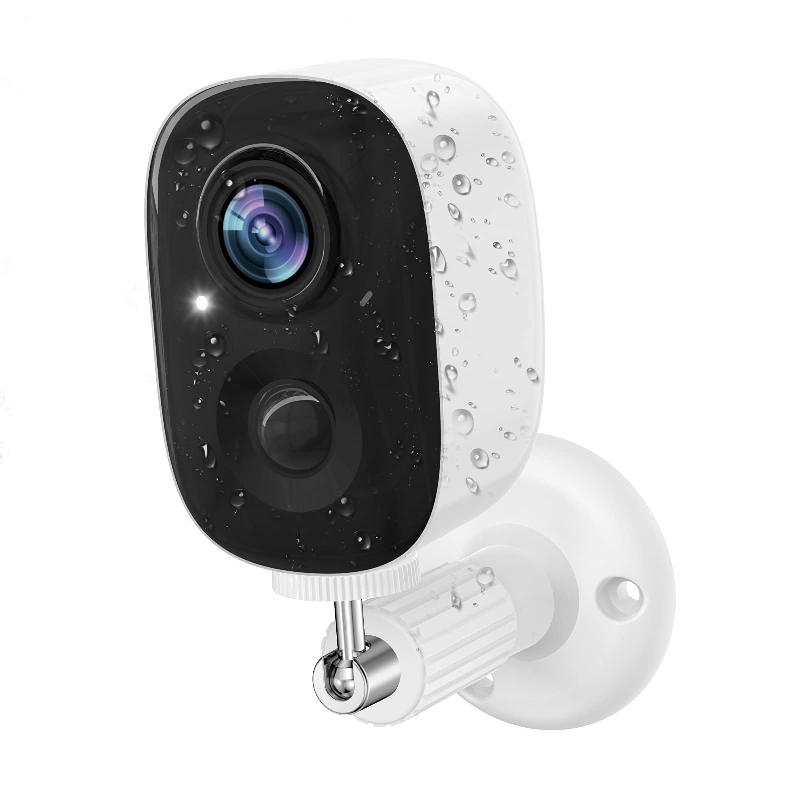 HAWKRAY Wireless Outdoor Security Camera, 1080P Battery Powered WiFi Surveillance Cameras for Home Security System, Night ...