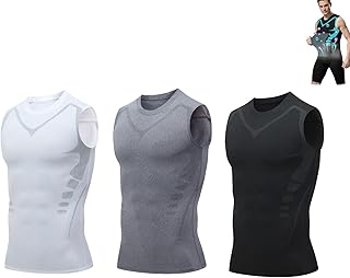 AHYXHY Gumaxx Shirt, Biowang 2023 New Version Ionic Shaping Sleeveless Shirt, Biowang Shirt, Biowang Compression Shirt
