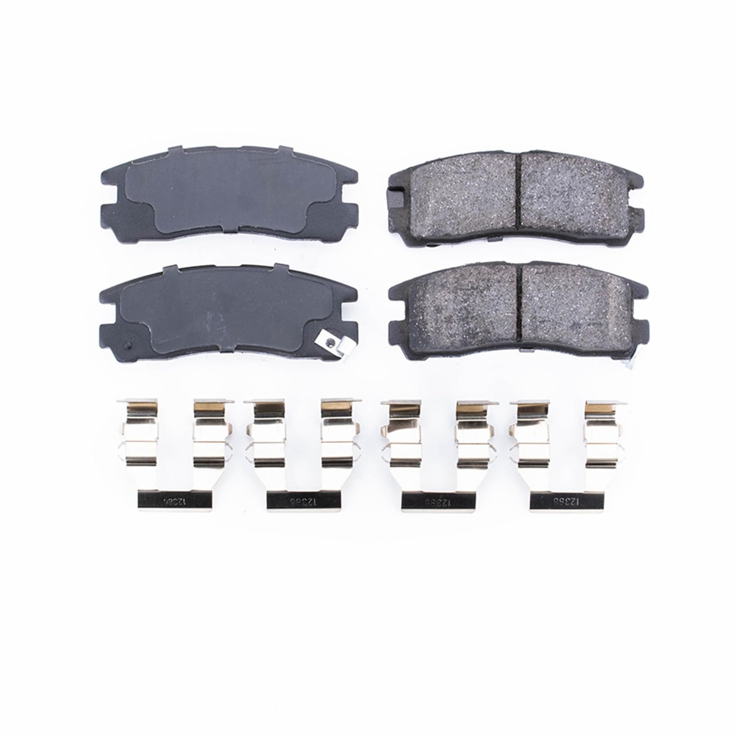 Power Stop Z23-383 Rear Ceramic Brake Pads - Carbon Fiber Infused For Sebring, Avenger & More
