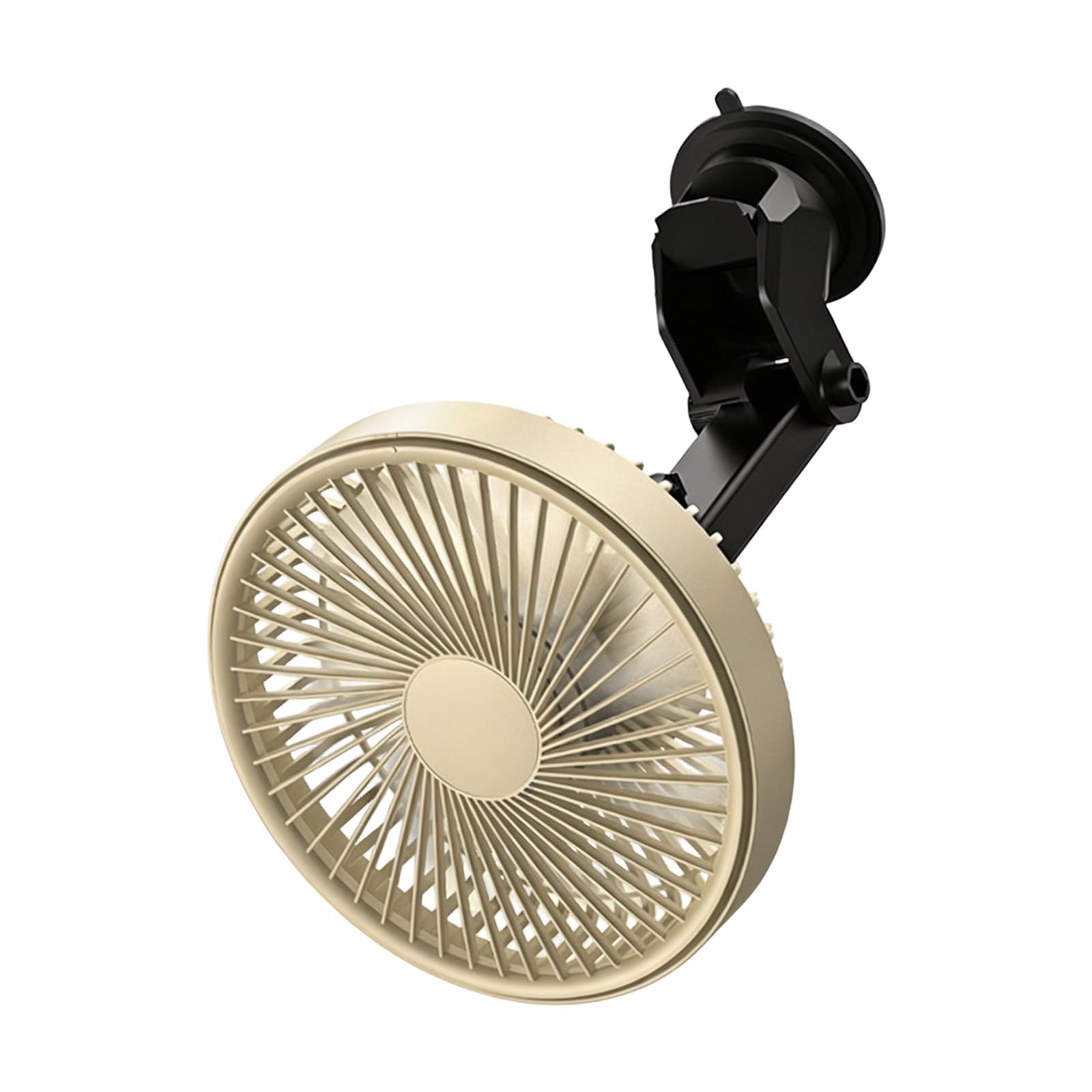 Elnwnnkc Car Cooling Fan Rotatable Powerful Suction Cup Air Cooling for Dashboard Windshield Travel Road Trip Camping Commuting Car Suction Cup Fan