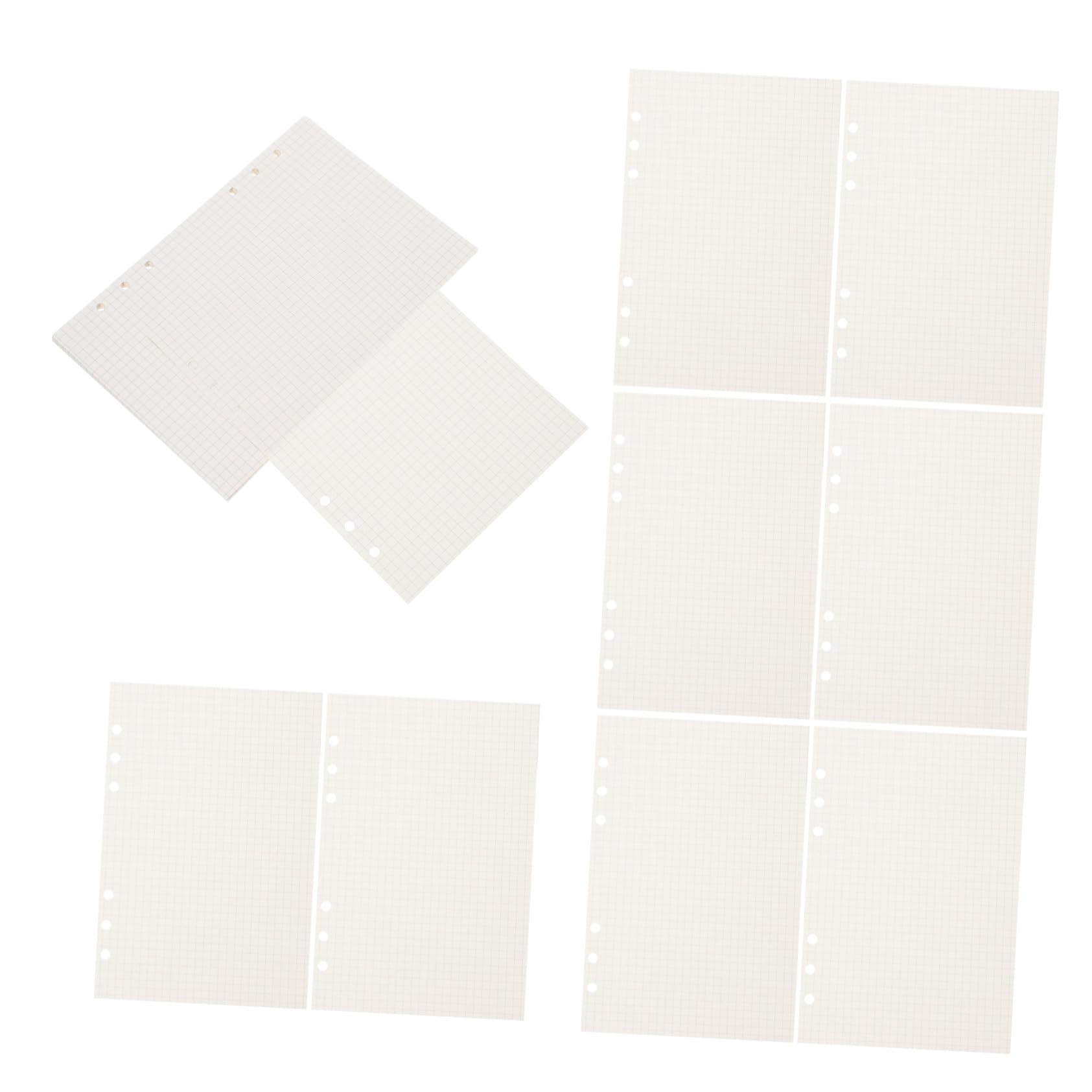 Operitacx 225 Pezzi Carta di Ricarica per Planner Anelli a Righe Rinforzati Inserto Settimanale Mensile Compatibile Organizer