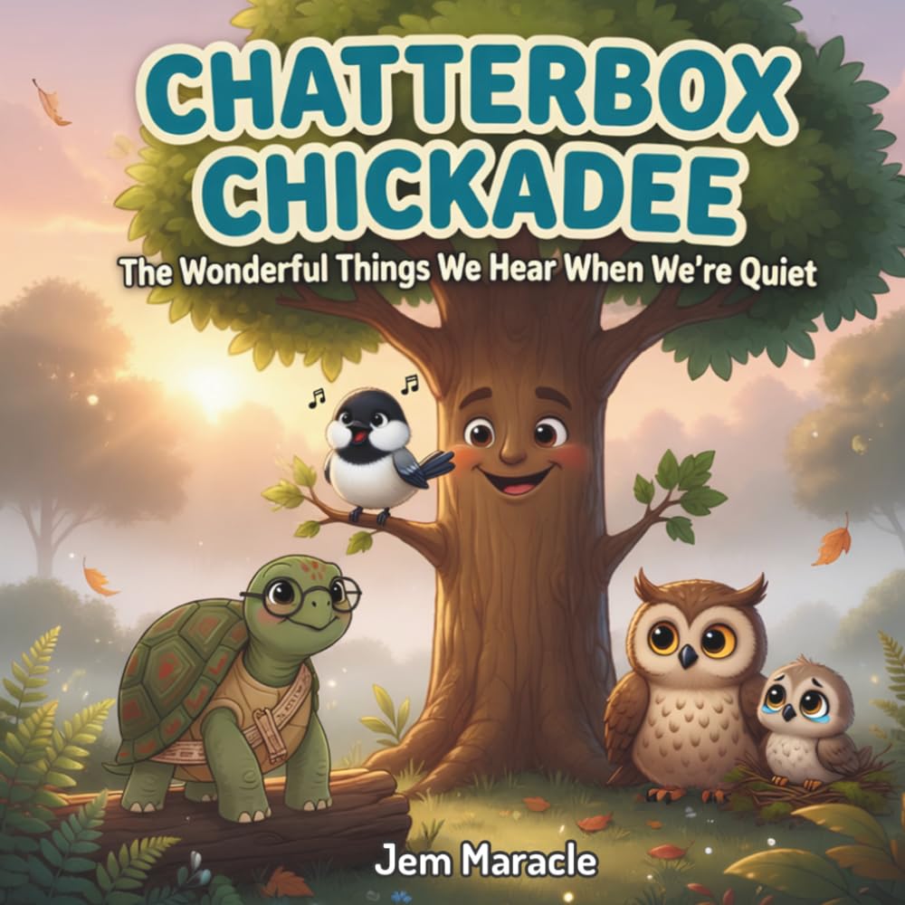 Chatterbox Chickadee: A Funny Rhyming Story About Listening, Slowing Down, and the Wonderful Things We Hear When We're Quiet (Tóta's Woodland Tales)