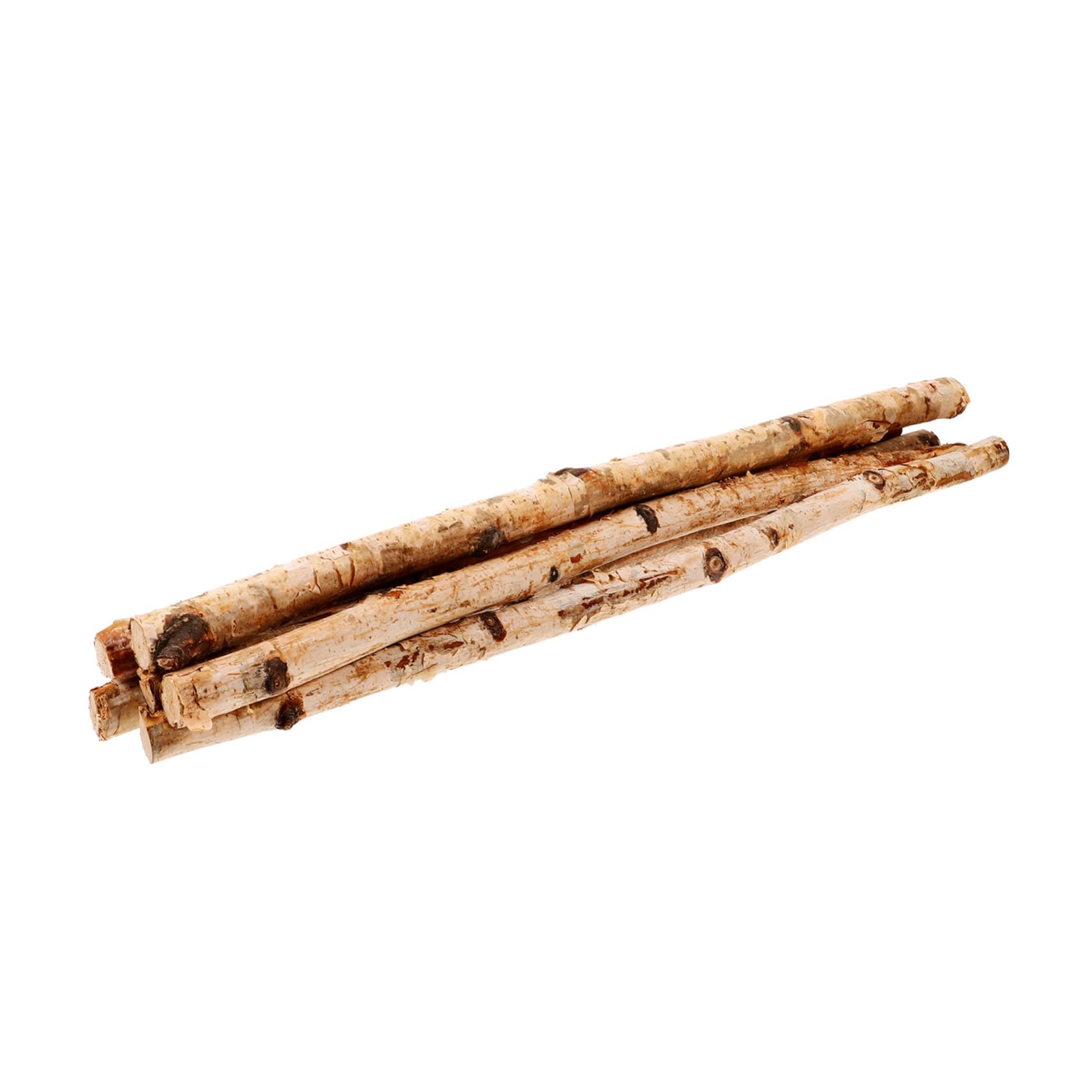 BEBEMOKO 6pcs Wood Bark Sticks Twigs and Branches for Crafts Decorative Craft Sticks for DIY Projects
