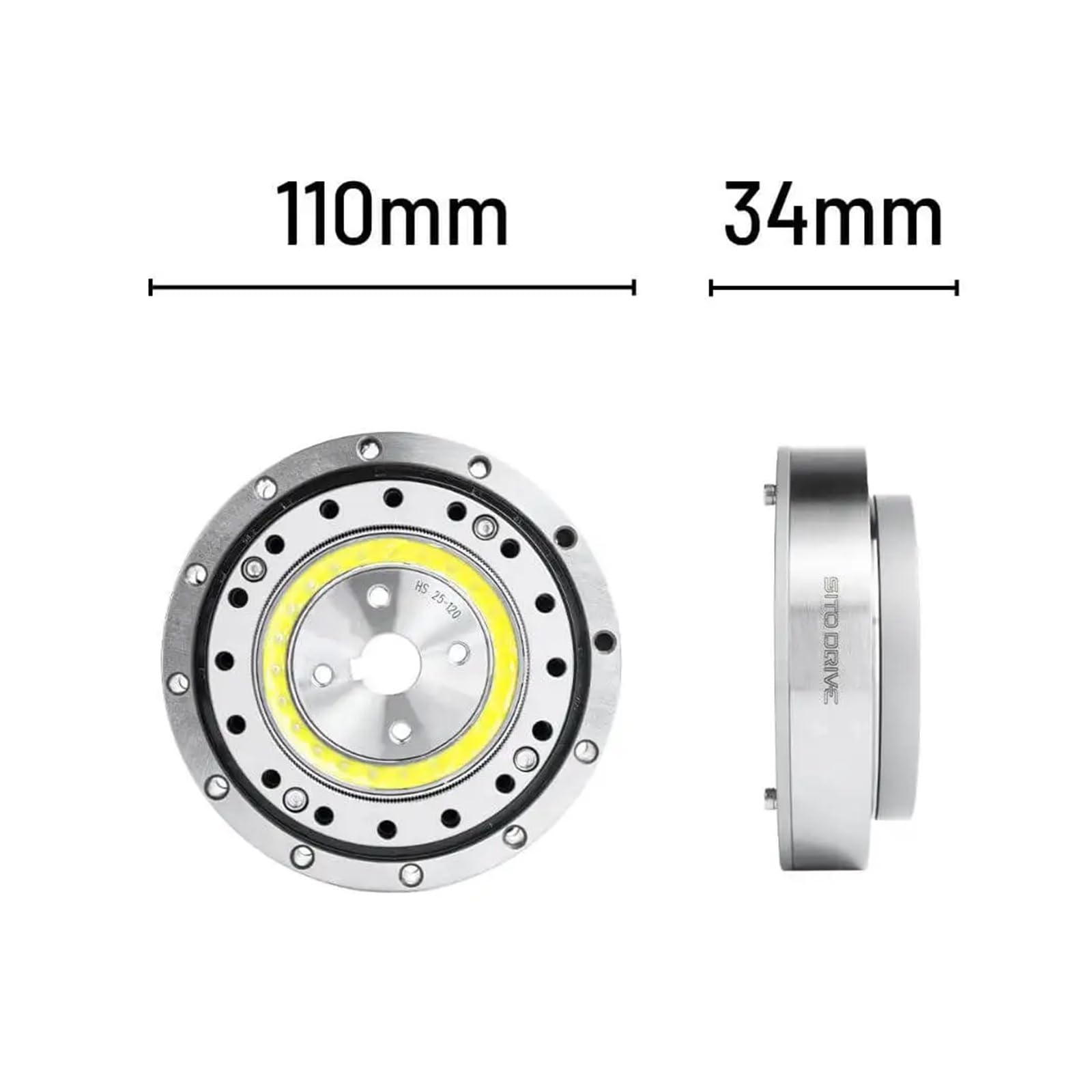 Bolisila HS-25-III Harmonic Drive Strain Wave Gear Reducer for Automation Robot Stepper Motor(30)