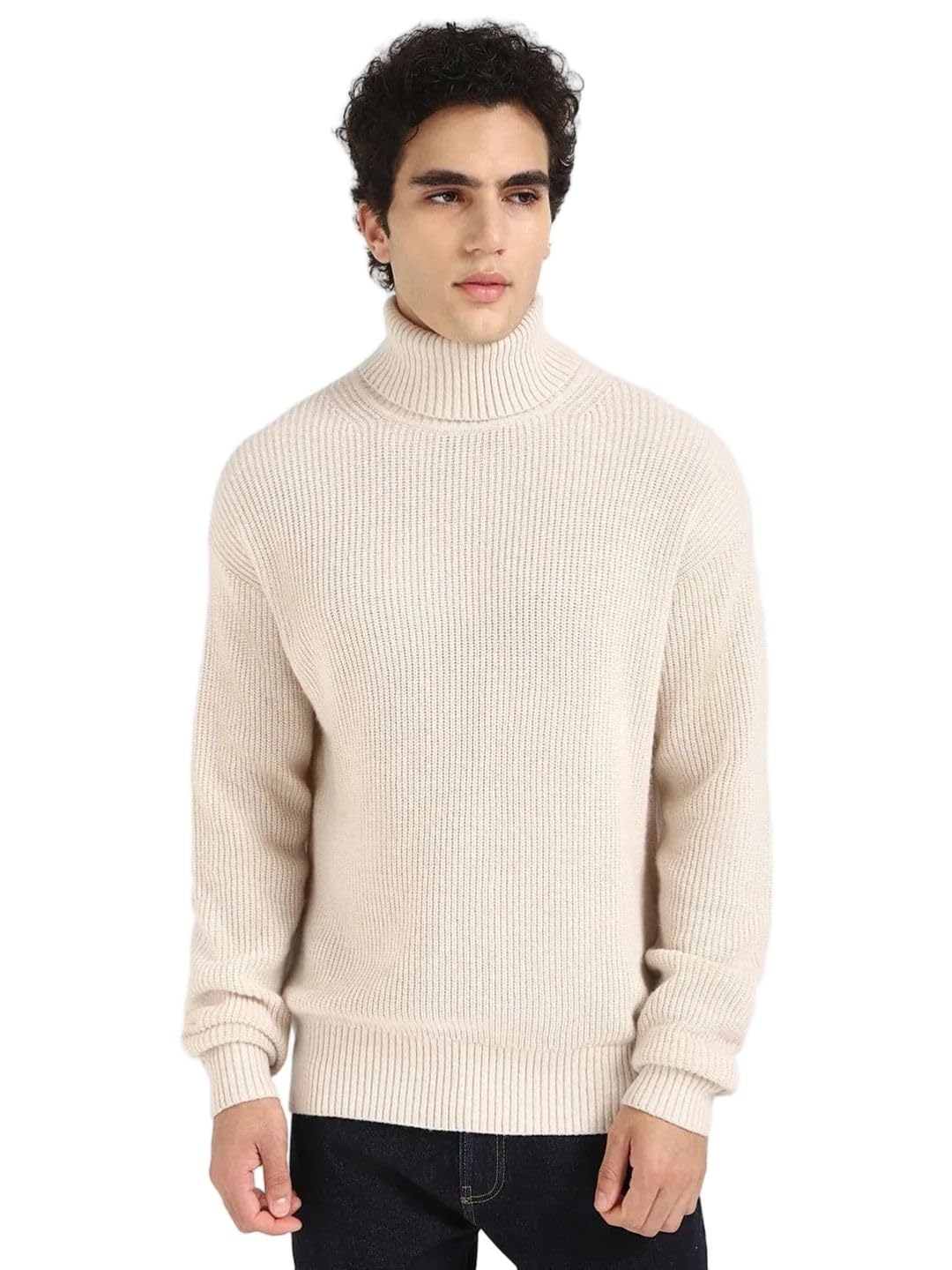 calvin klein jeans Solid Regular Fit Wool Sweater-picture-50